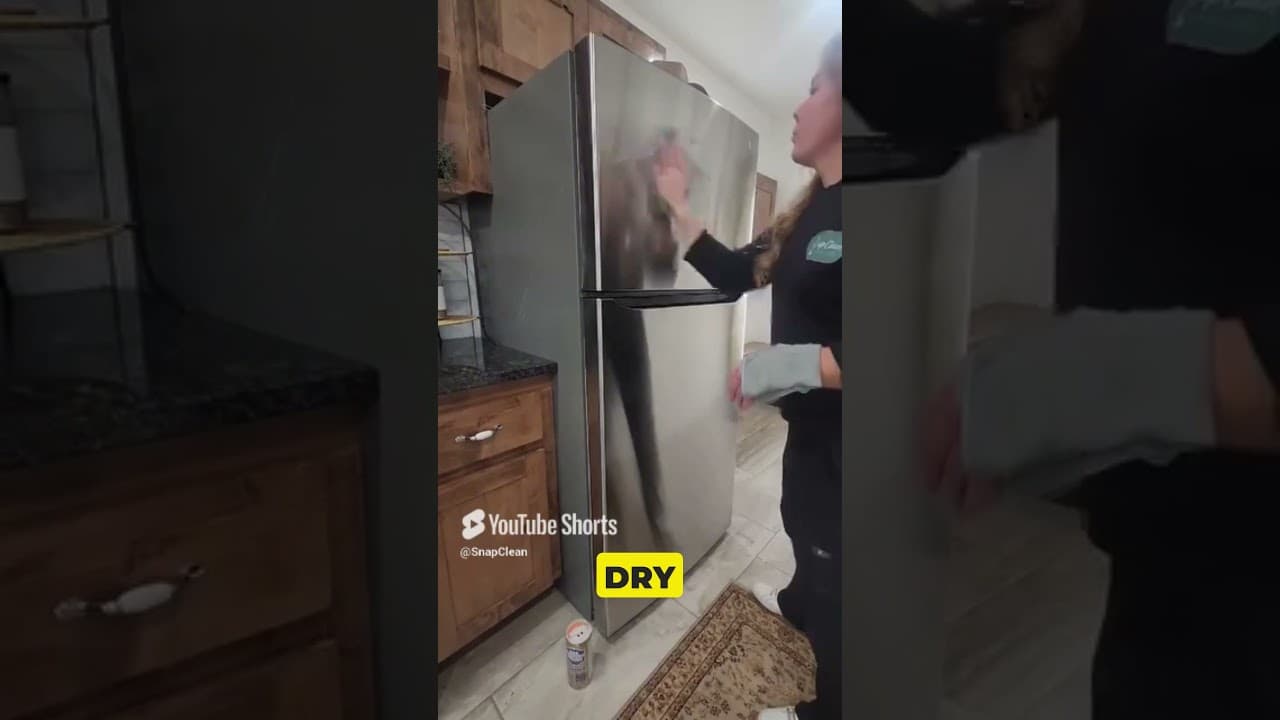Make Your Stainless Steel Fridge Shine in Just Minutes!