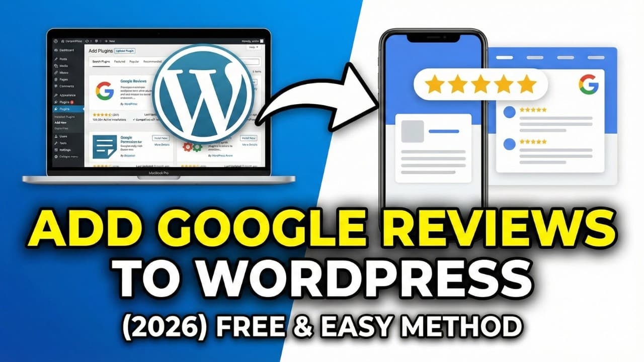 How to Add Google Reviews to WordPress Website (2026) - Easiest Method