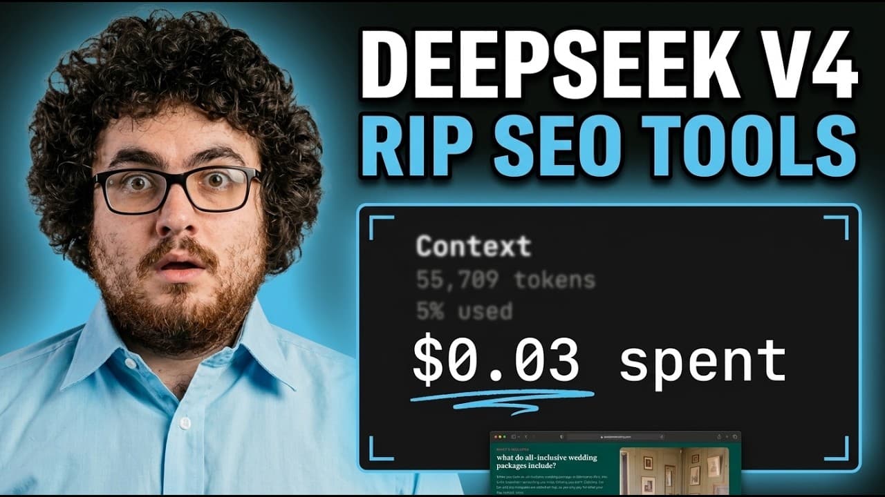 RIP Claude Code SEO: OpenCode + DeepSeek V4 Flash Do It FREE