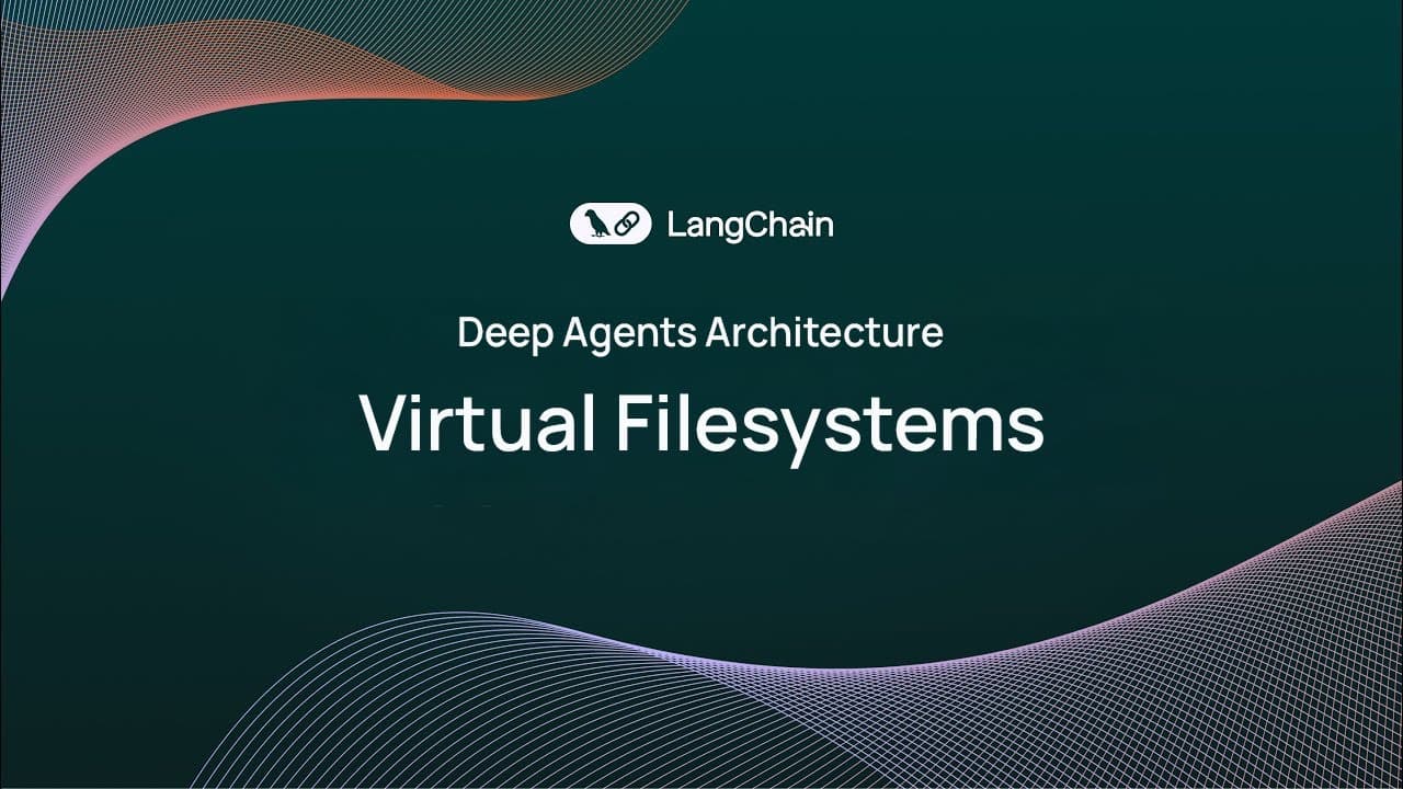 The Secret to Scalable AI Agents: Virtual Filesystems with Deep Agents