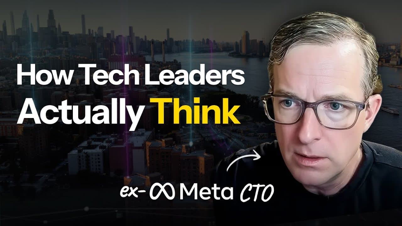 How Great Tech Leaders Think and Decide | Ex-Meta CTO & Gigascale Founder, Mike Schroepfer