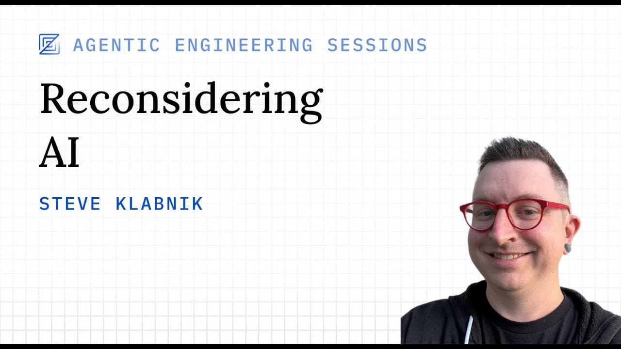 Reconsidering AI w / Steve Klabnik