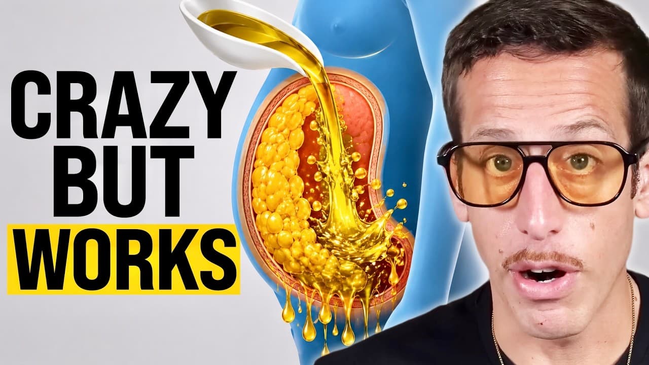 Drink Olive Oil On An EMPTY Stomach... THIS Happens To Your Belly Fat