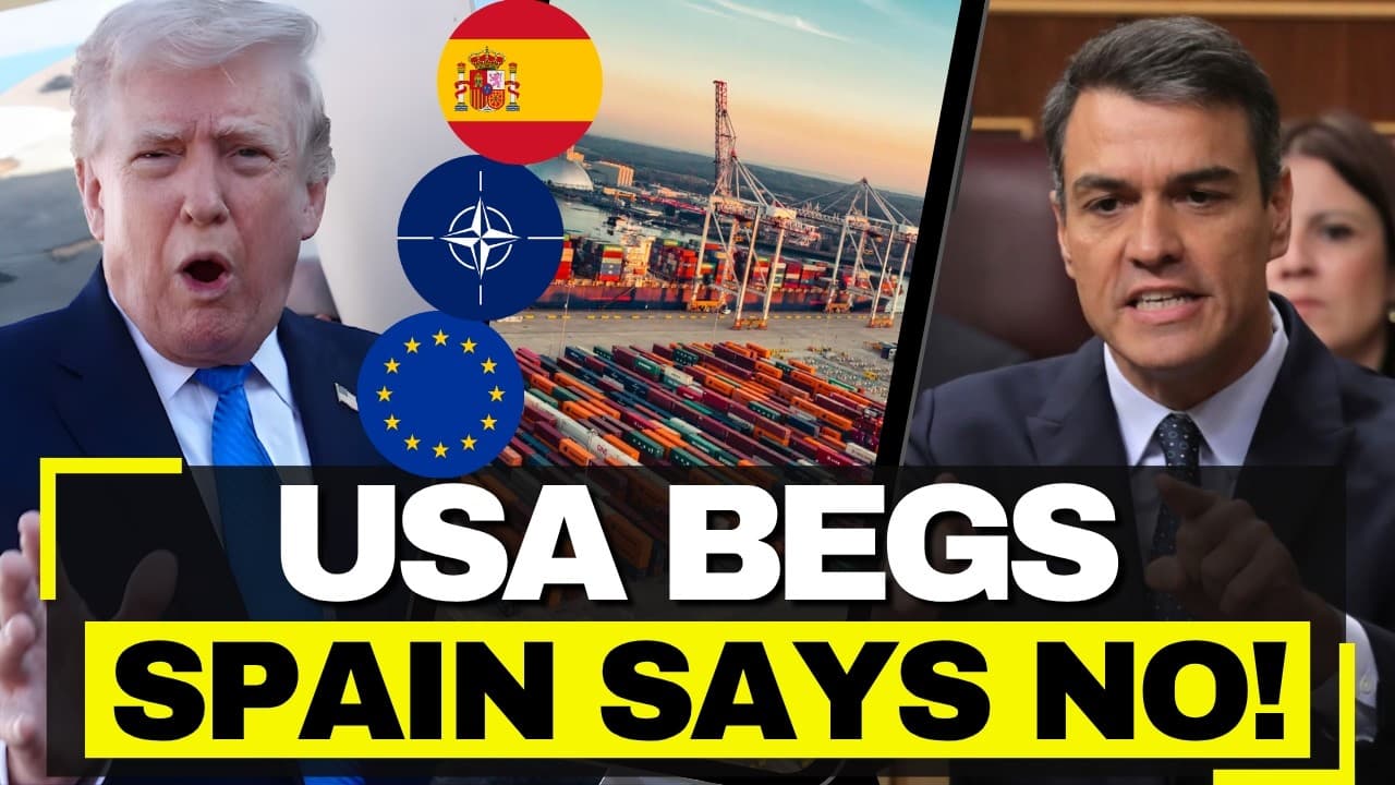 Trump Threatens Spain, Loses $47B and 2 Bases - Spain Banned CIA Software, Blocked His War