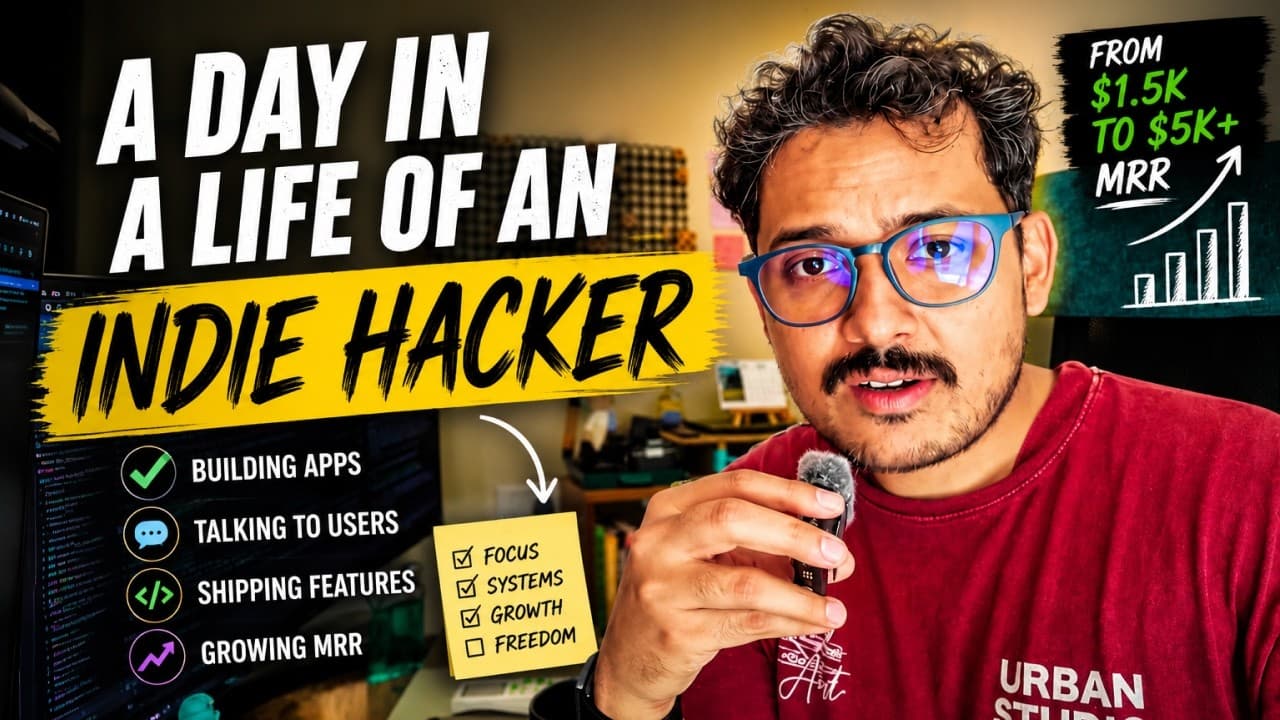 A Day in a life of an Indie Hacker in 2026 After quitting my job