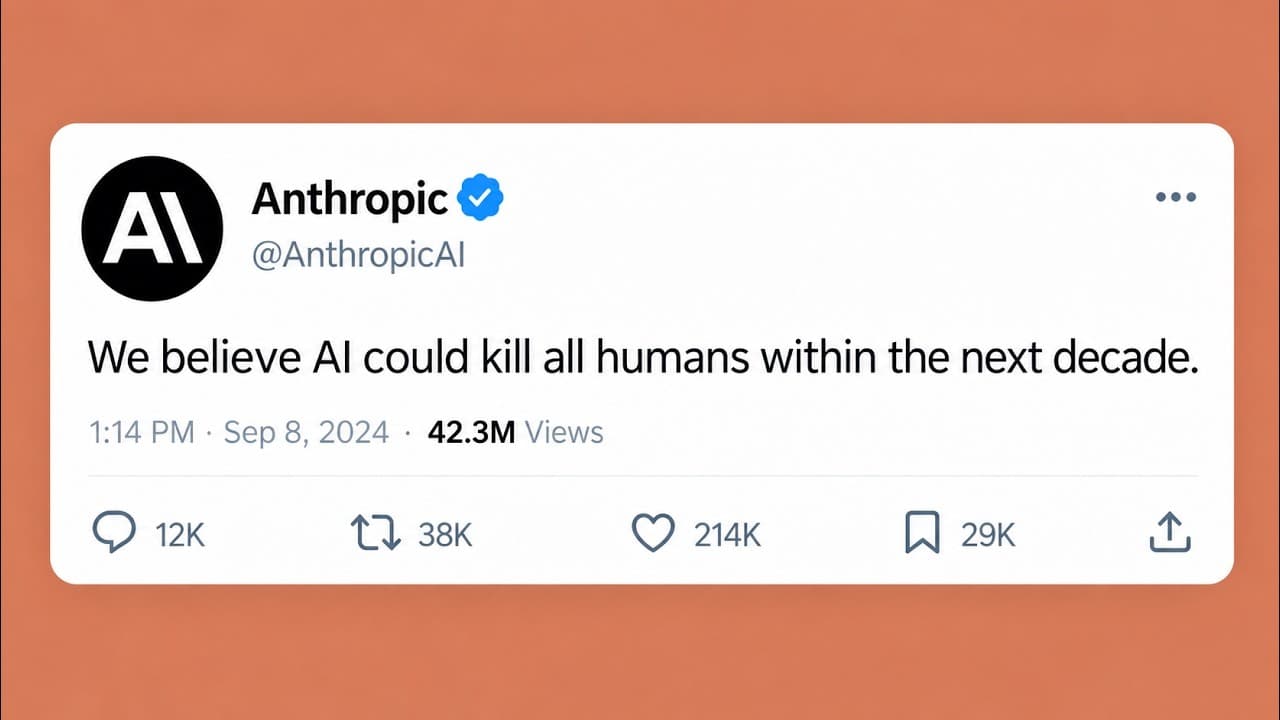 AI News in 10 mins: 10% chance AI kills all humans