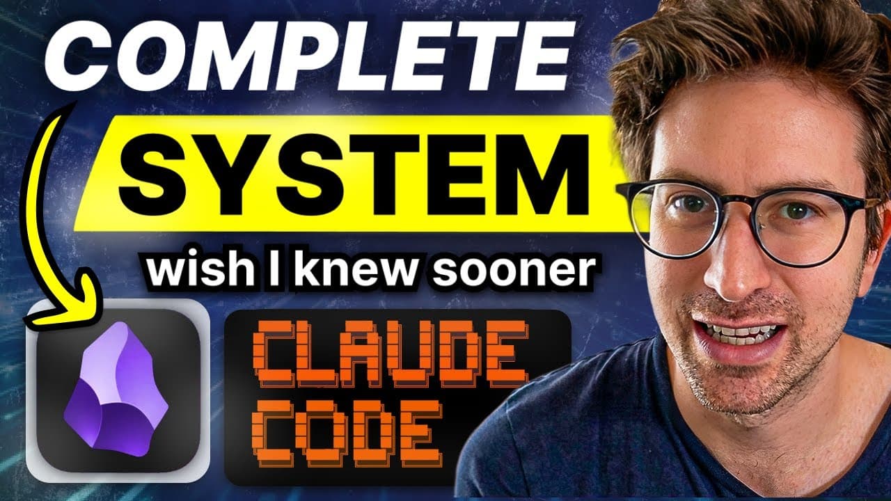How I Use Obsidian + Claude Code to Run My Life