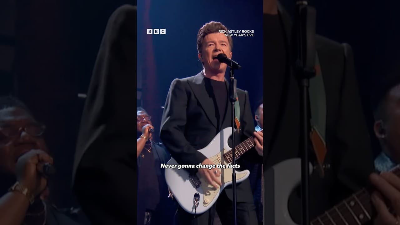 How are you spending New Year’s Eve? Never Gonna Stop' on @BBC #RickAstleyRocksNewYearsEve 2024 🥂