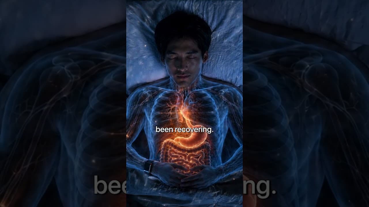 Stop eating before bed...