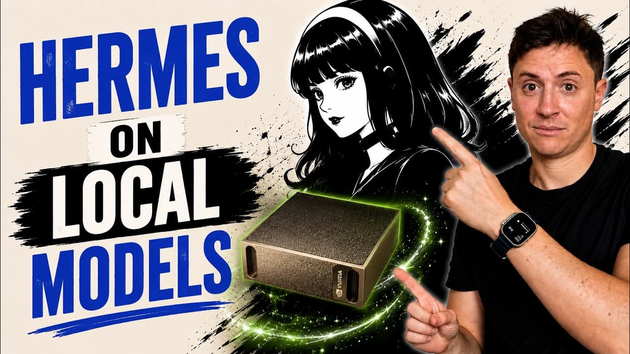 Hermes Agent powered by local models on the DGX Spark is basically magic