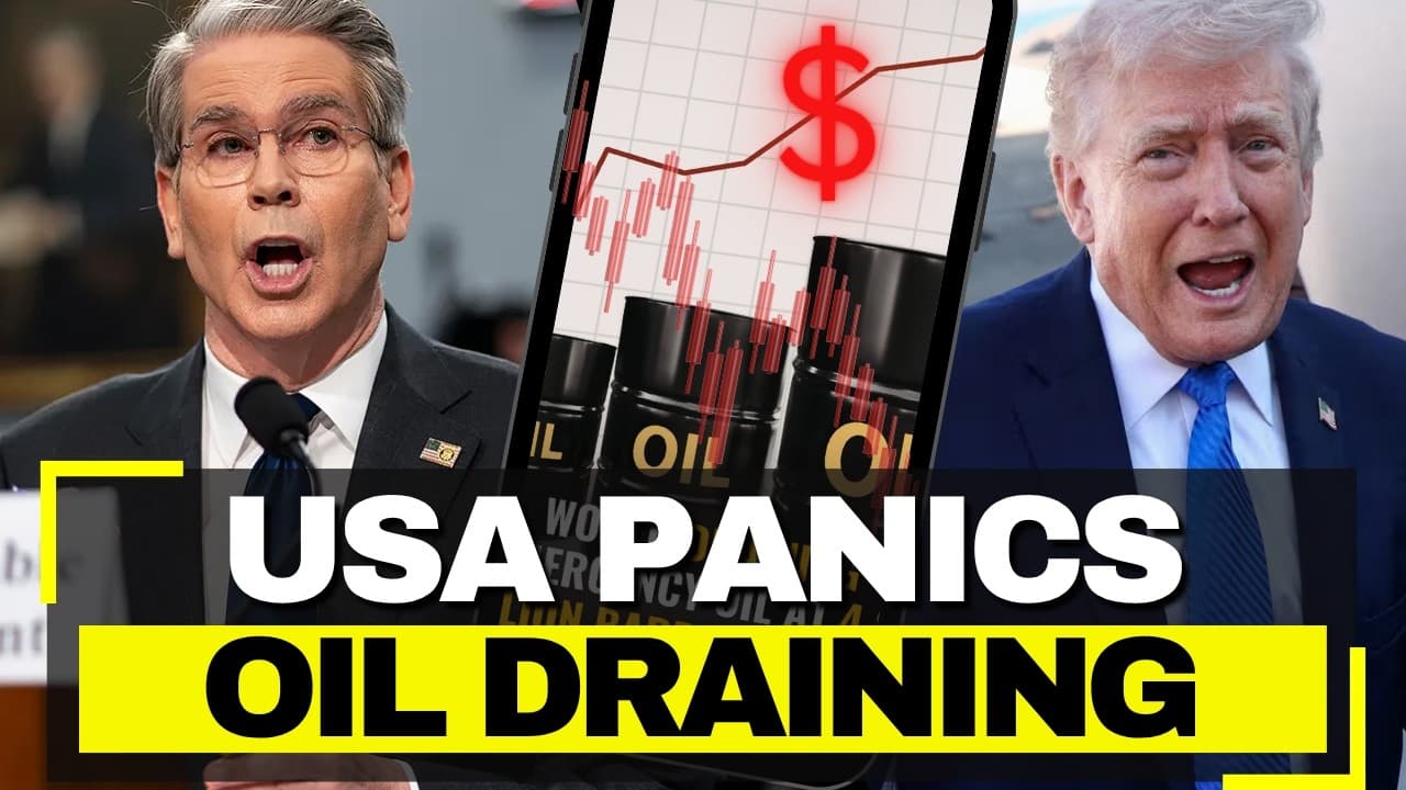 USA PANICS as Oil Reserve Drains at Record Speed - 9M Barrels Gone in ONE WEEK