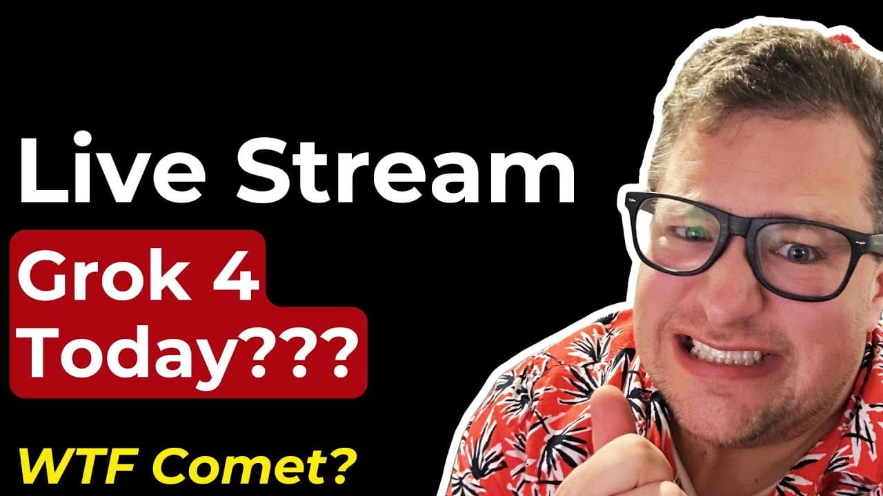 Grok 4 Release! ... Checking out Perplexity Comet while waiting