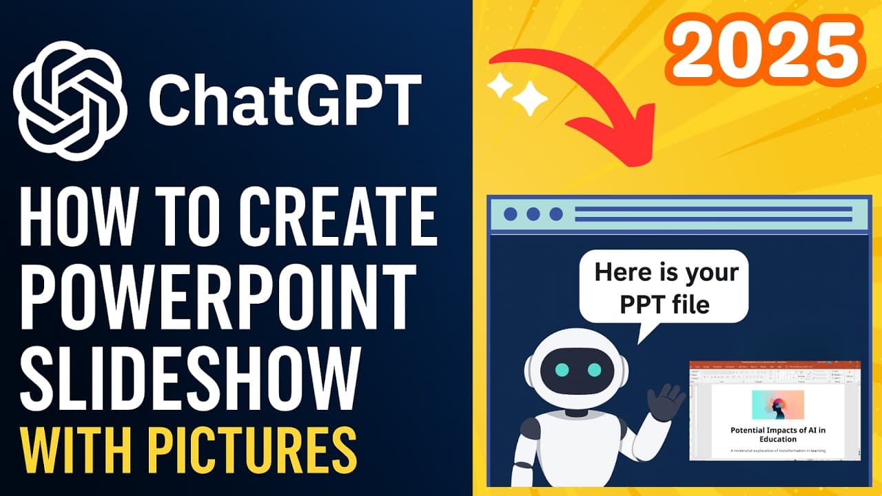 How to Create Powerpoint Slideshow With Pictures Using ChatGPT (FREE OF COST)