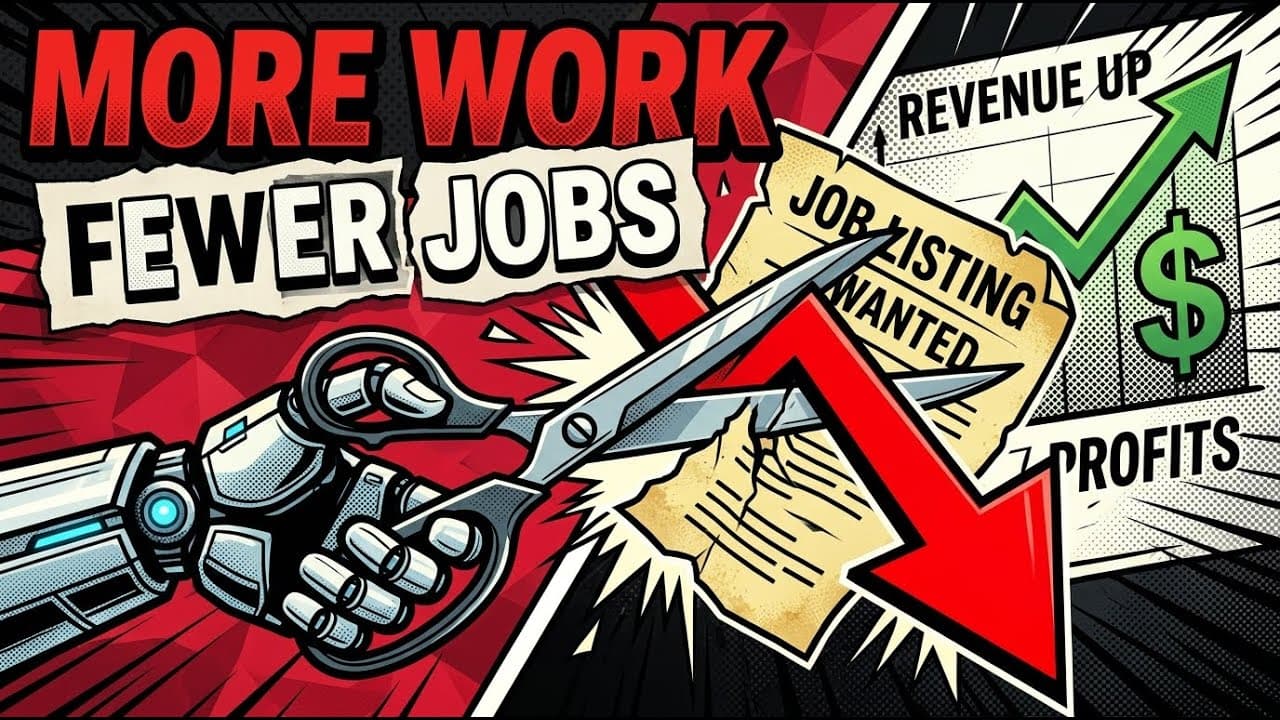 AI Era: More Work, Fewer Jobs — The Great Decoupling Explained