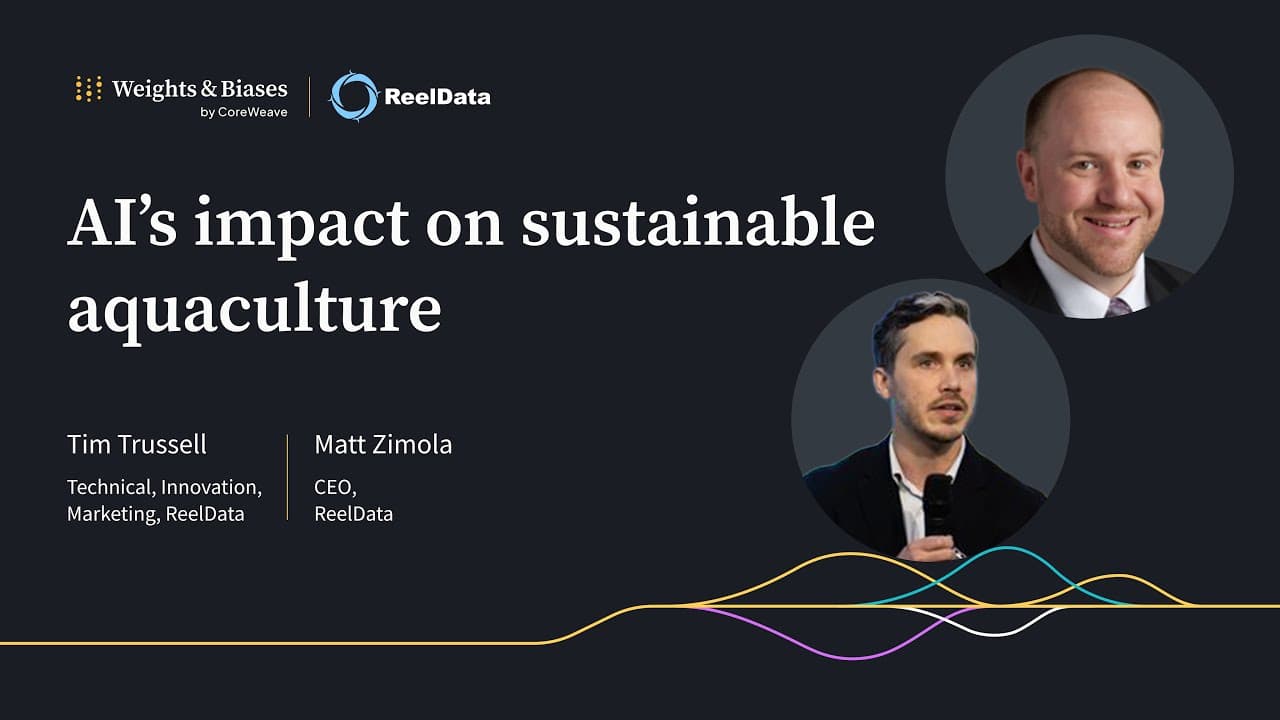 ReelData x Weights & Biases: The impact of AI on sustainable land-based aquaculture