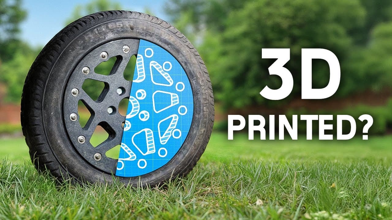 Can you actually 3D print a working car wheel?