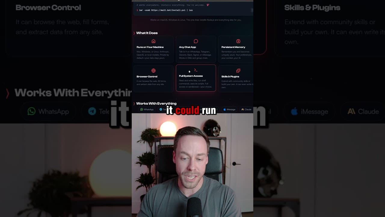 Clawdbot in 30 seconds