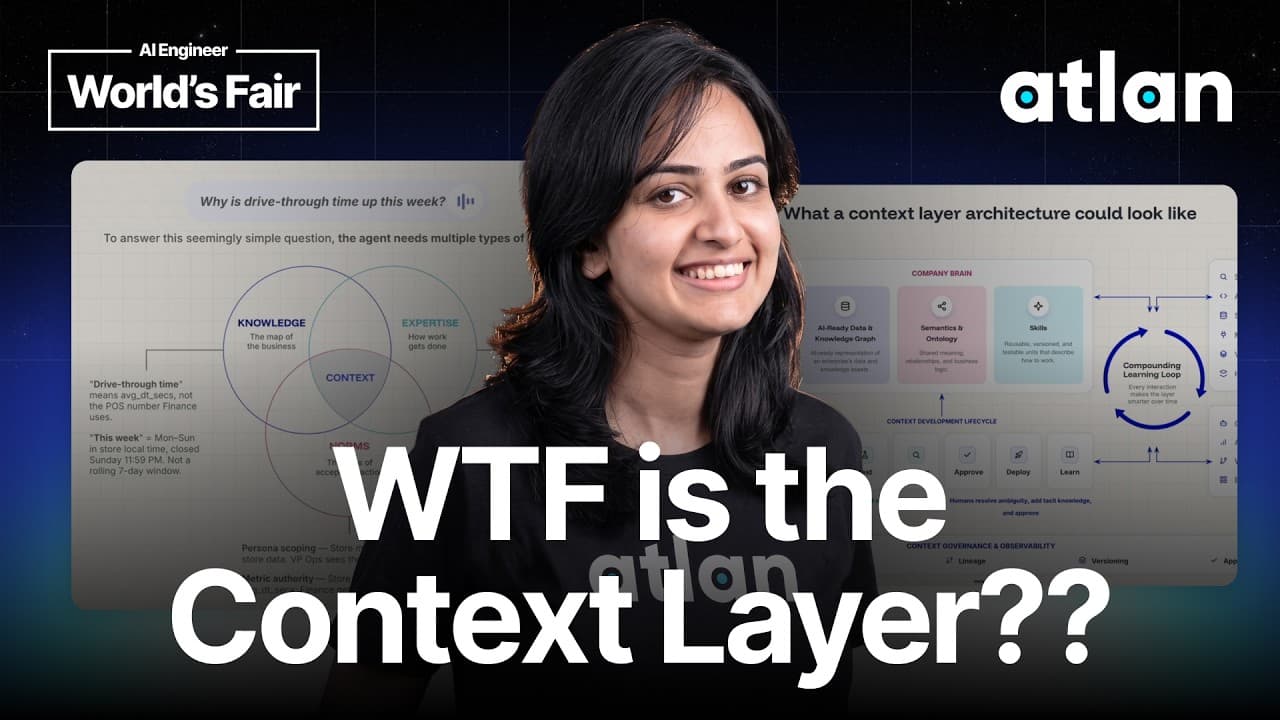WTF Is the Context Layer? The Missing Infrastructure for Production Agents — Prukalpa Sankar