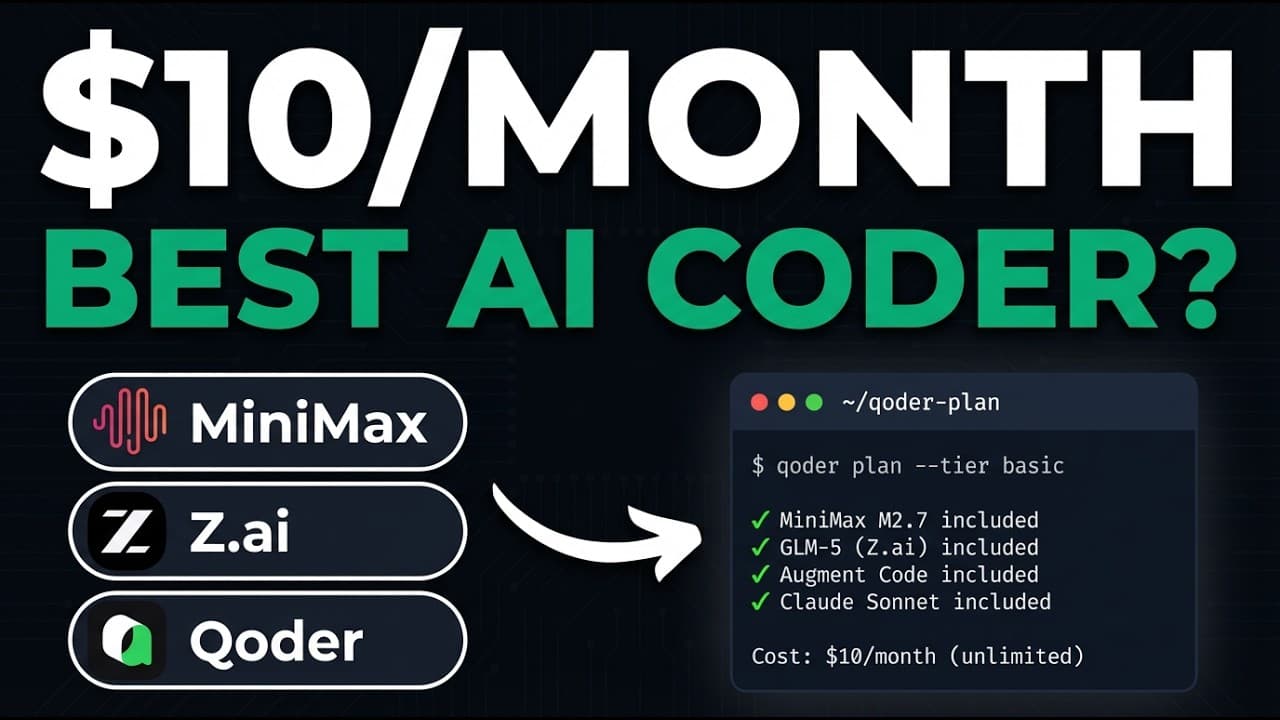Alibaba's New $10 Coding Plan is ABSOLUTELY INSANE (MiniMax 2.7)