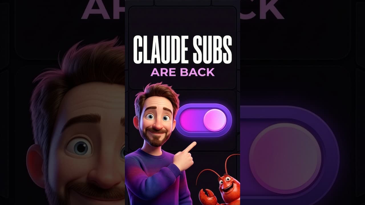 Claude Subscriptions Are Back In OpenClaw 2.0
