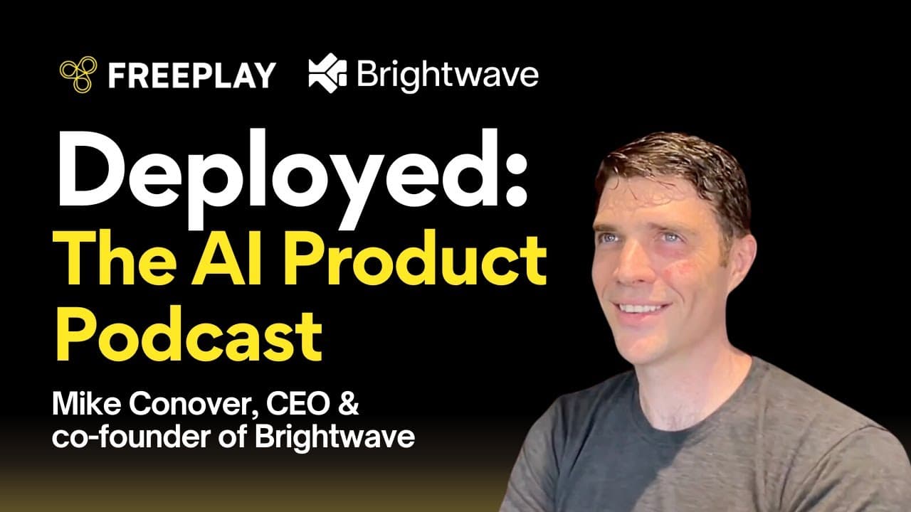 Building High-Performance AI Engineering Teams with Mike Conover, co-founder & CEO of Brightwave