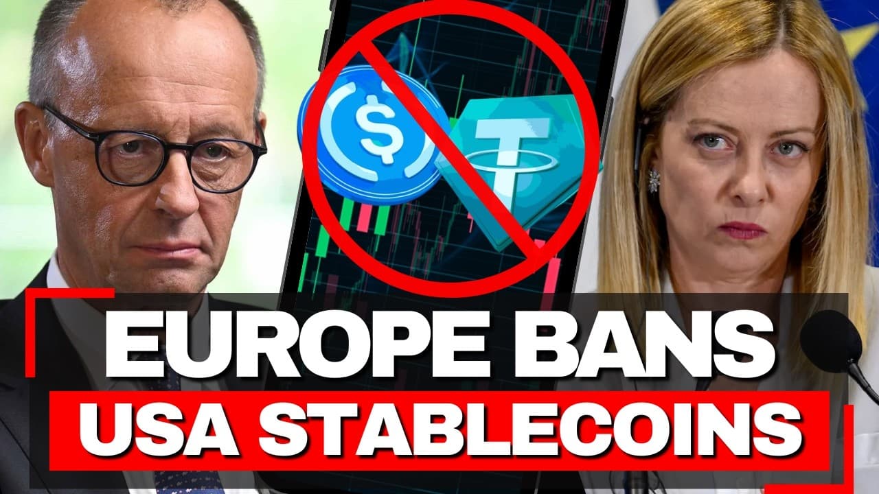 Europe BANS US Dollar Stablecoins - Germany/Italy Propose Block, $260B Market Shut Out