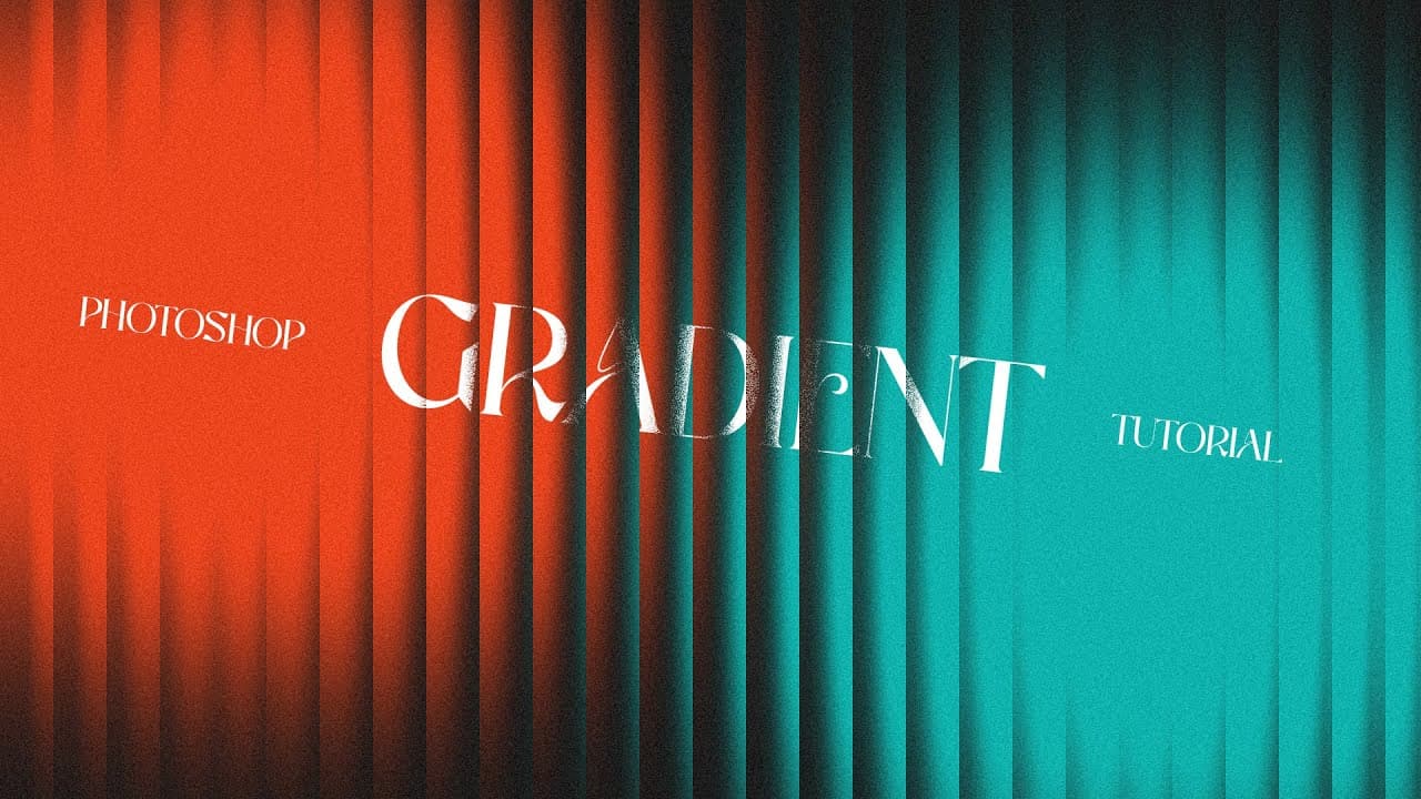 Cool gradient in Adobe Photoshop
