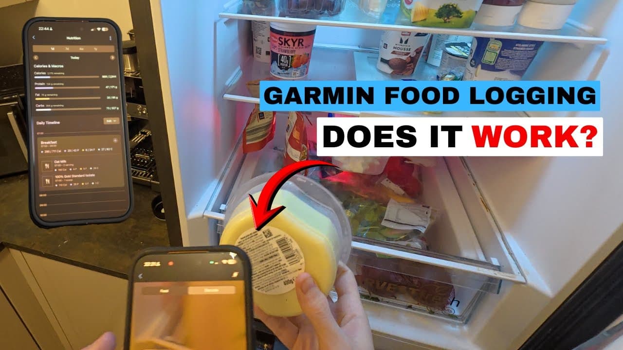 Can Garmin's New Nutrition Tracking Feature Recognise All The Food In My Fridge? [BLIND TEST]
