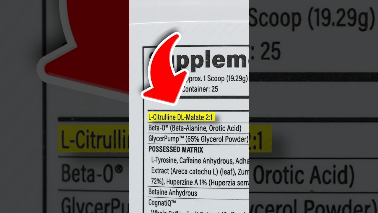 99% of Supplement Companies Do This CRAP! #supplements #preworkout