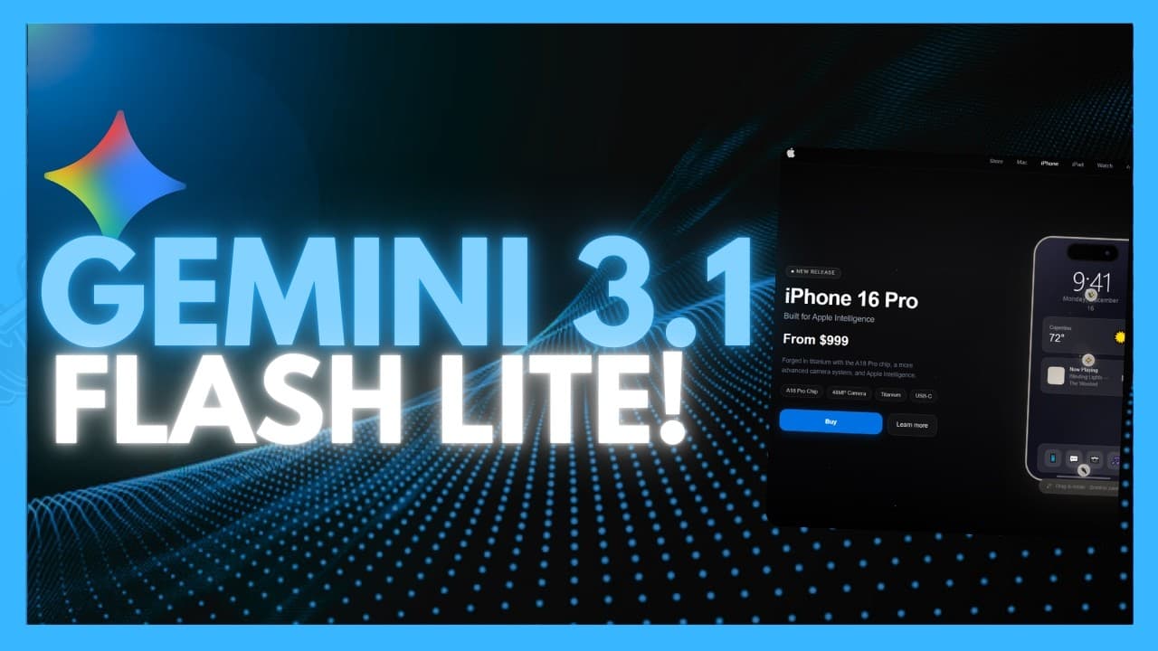 Gemini 3.1 Flash-Lite Is Google's FASTEST & Cheapest Model Ever! Decent At Coding! (Fully Tested)