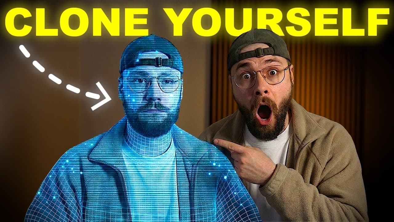 How to Clone Yourself With AI and NEVER Film Again