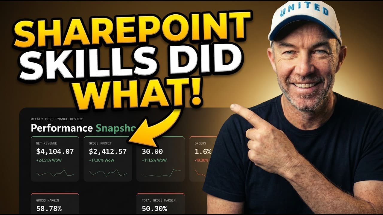 SharePoint Skills: Generate Sales Reports in Seconds