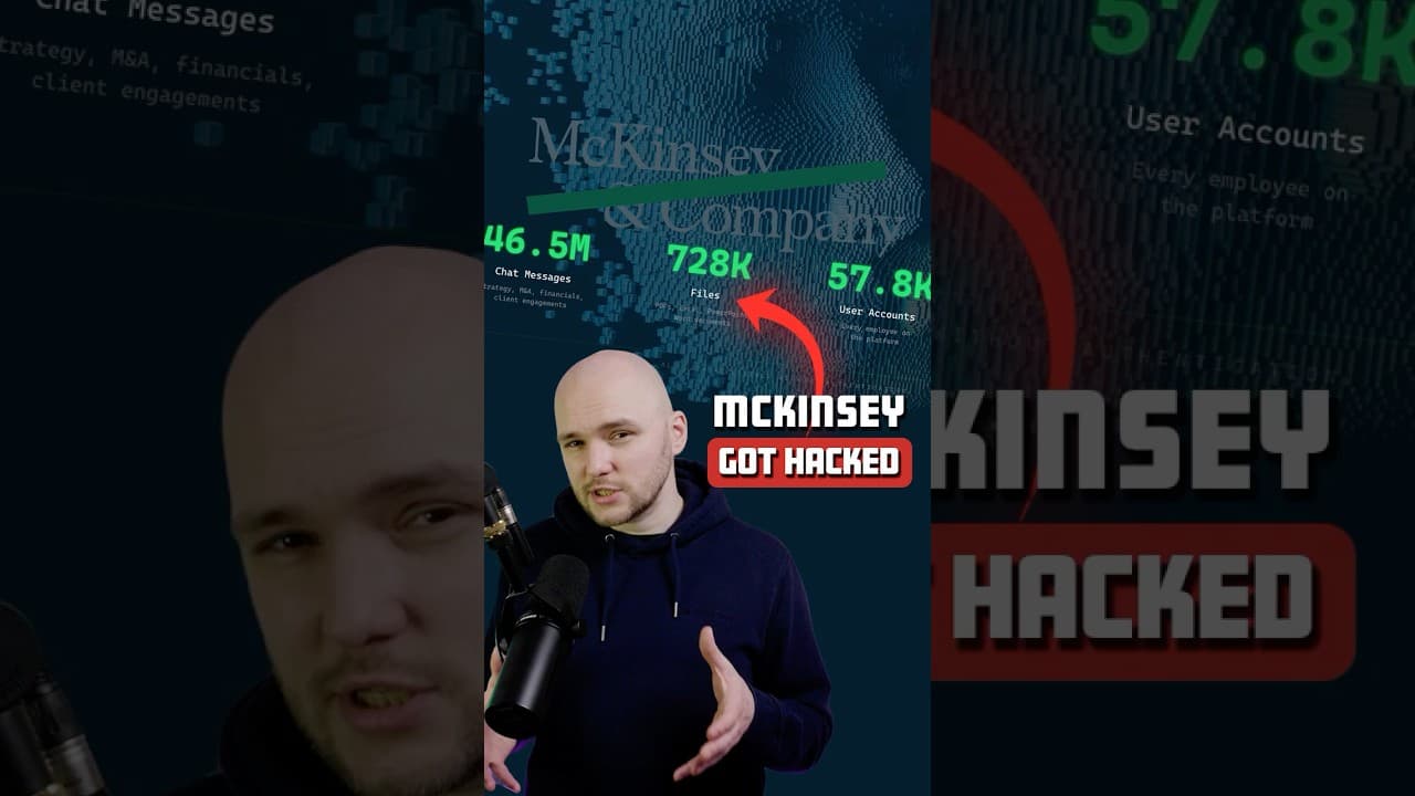 How an AI Agent Bypassed McKinsey Security 🔐 #ai #cybersecurity