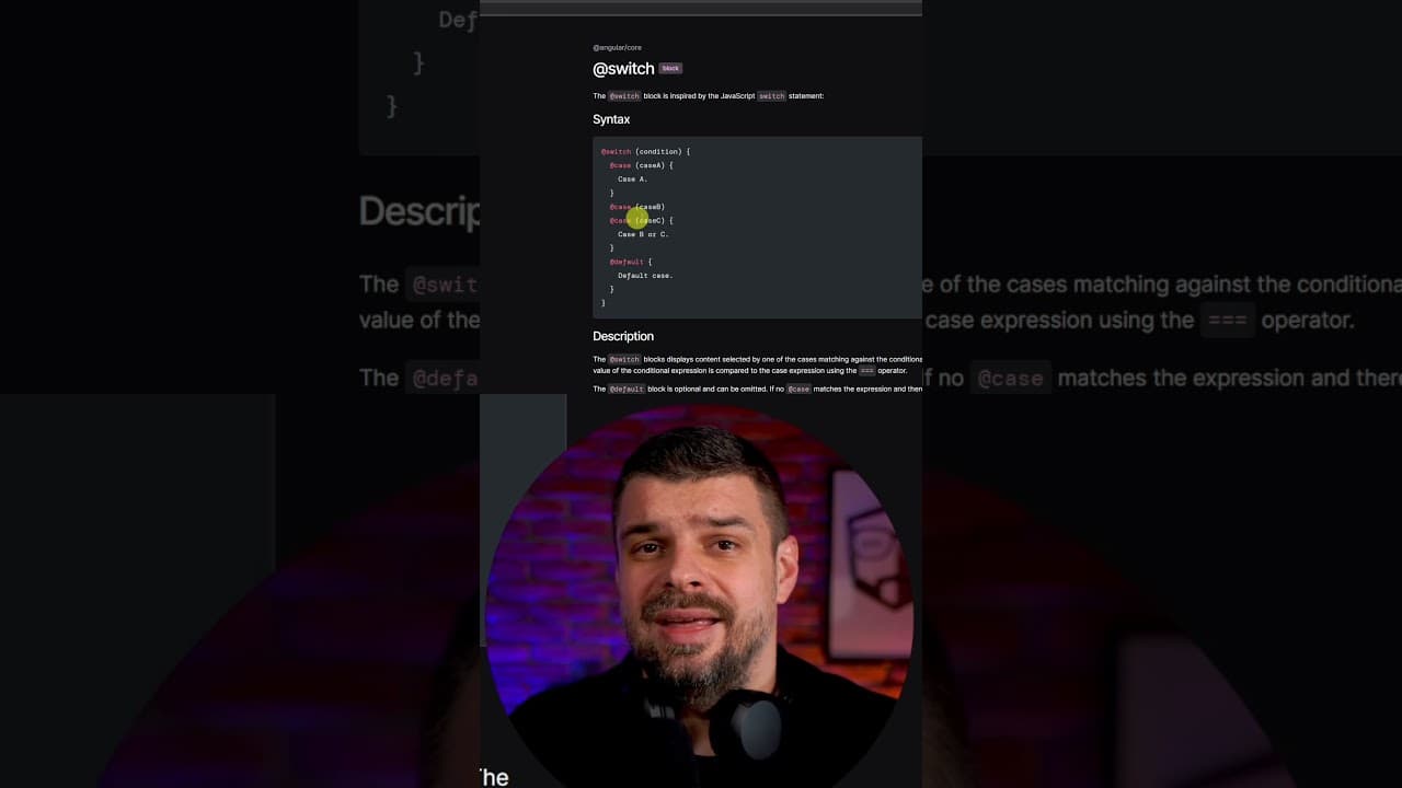 Angular's NEW Switch Block Feature Will Shock You!