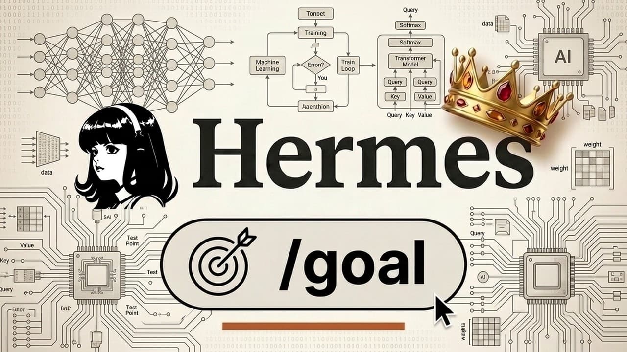 Hermes /goal is insane… just watch
