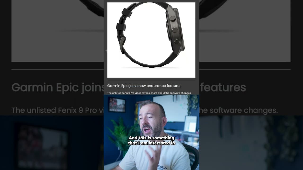 Garmin Fenix 9 Leaked!