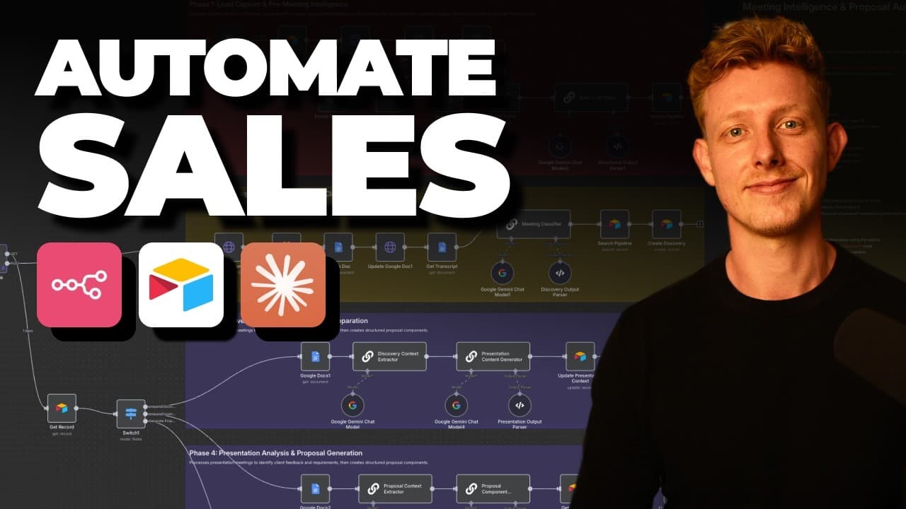 This AI CRM System Automates Your Entire Sales Process (No-Code)