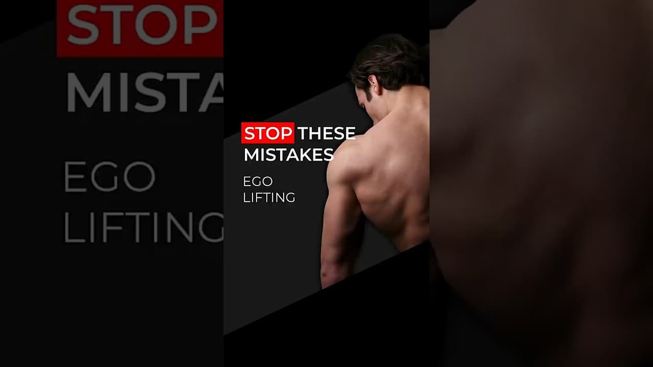 A common mistake costing you muchos gains: Ego Lifting