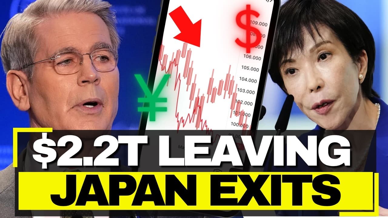 Japan FORCES USA Into Crisis - Rate Hike Sunday, $2.2T Leaving, Bessent PANICS