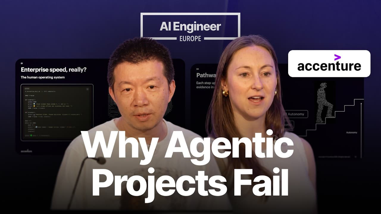 Most Enterprise Agentic Projects Are Doomed, Here's Why — Jess Grogan-Avignon & Jack Wang, Accenture