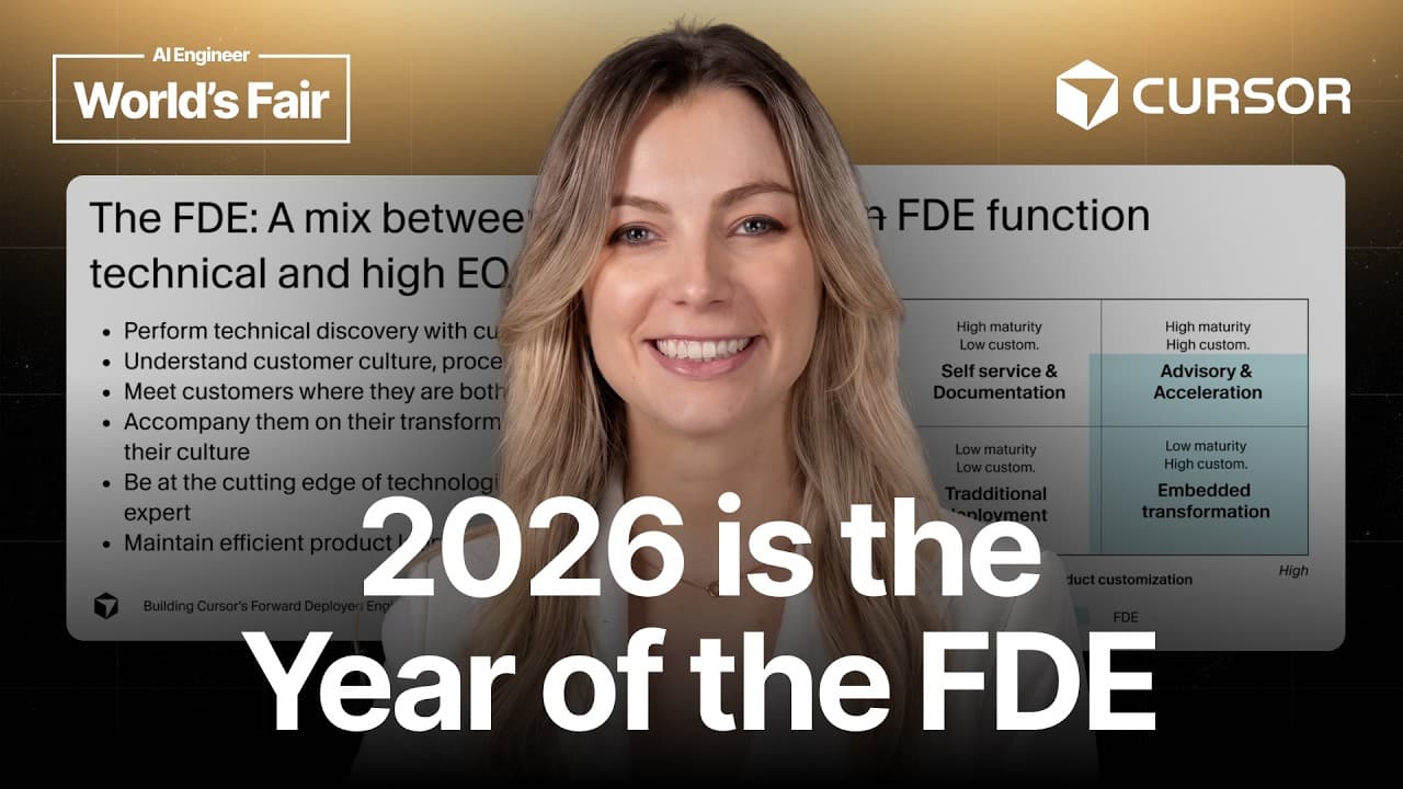 Forward Deployed Engineering at Cursor — Pauline Brunet