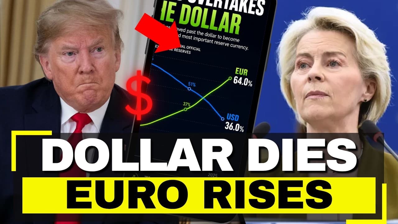 USA in PANIC as Euro Becomes Reserve Currency - Amazon €14.5B, Google €13B, Dollar Falls