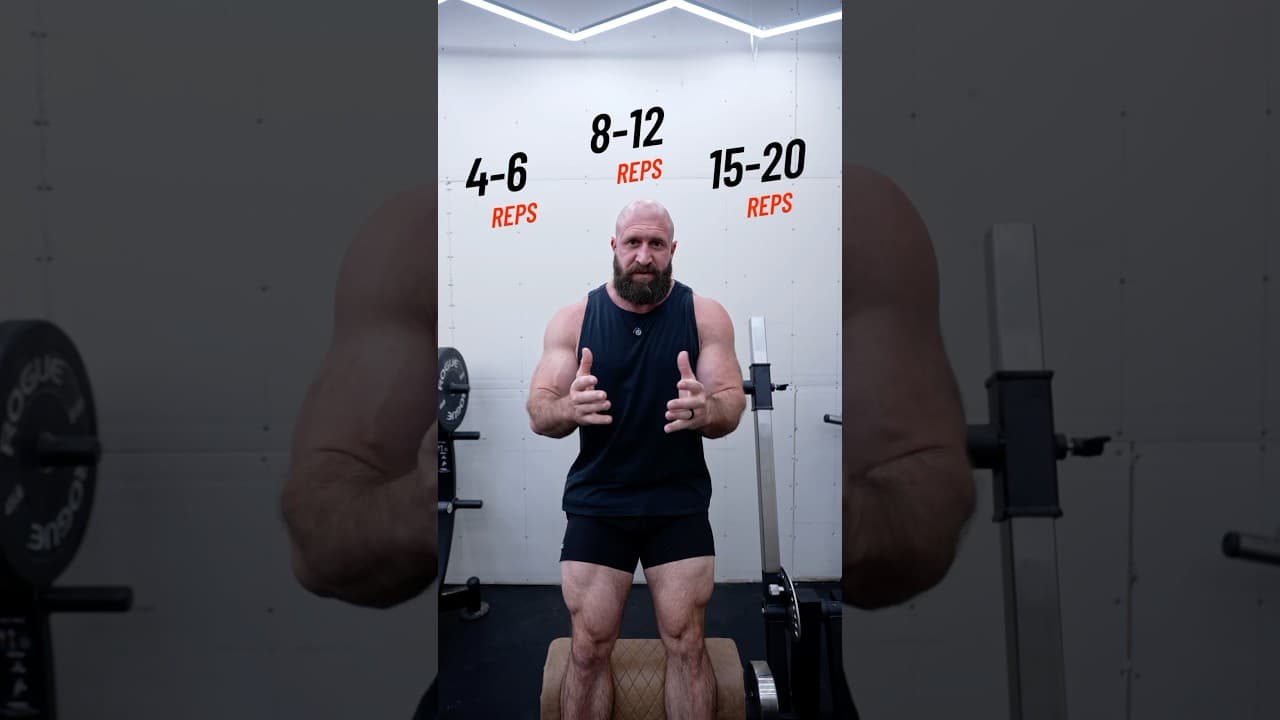 The BEST Rep Range For Hypertrophy! #hypertrophy #bodybuilding
