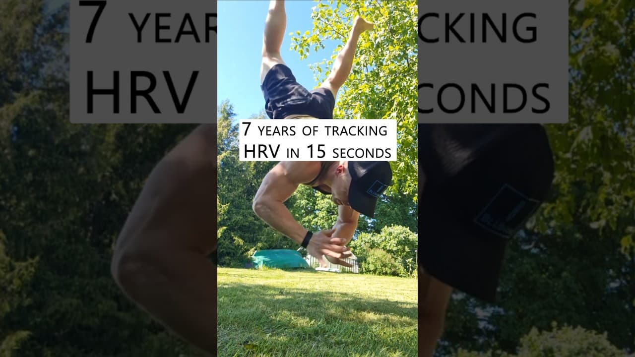 7 Years of HRV Tracking in 15 Seconds