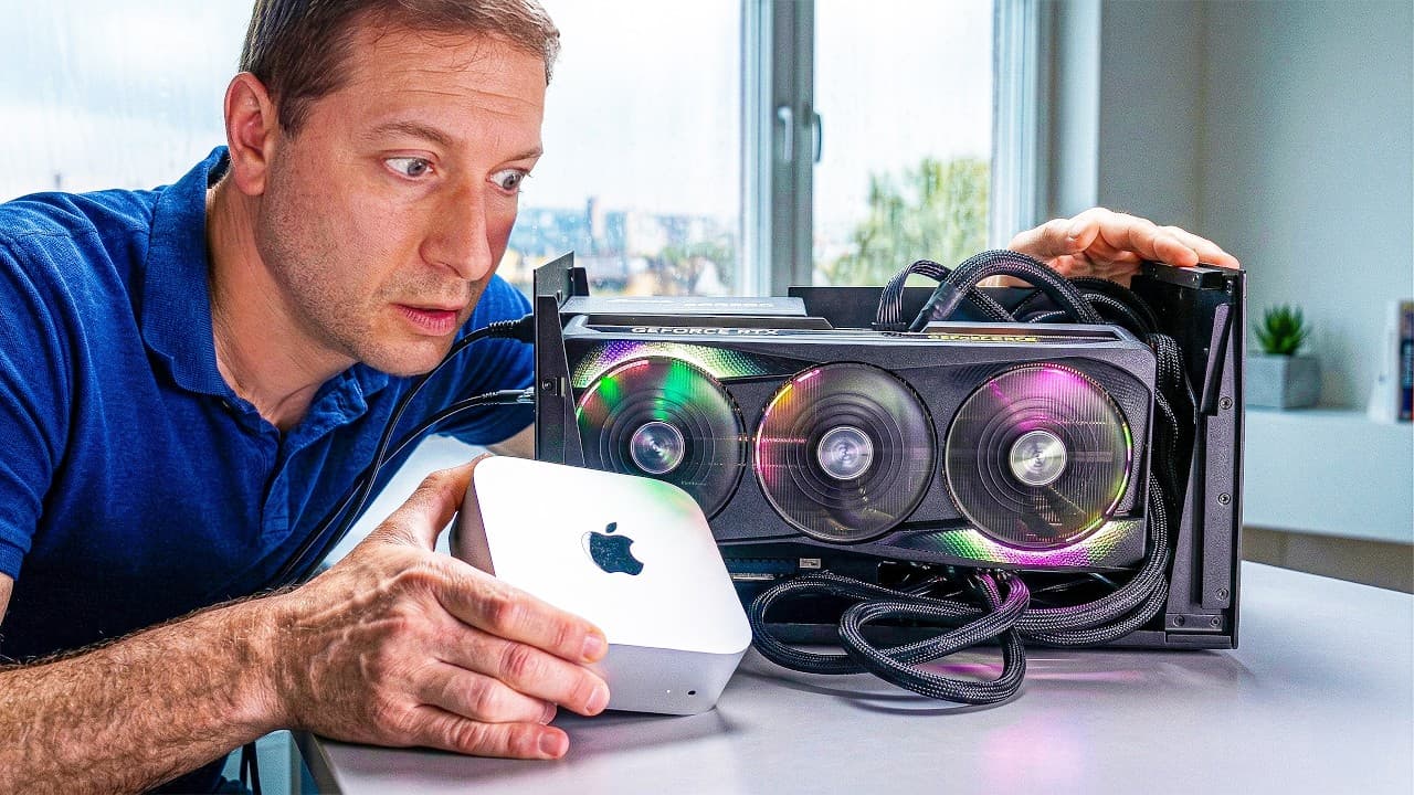 I Plugged an RTX 5090 Into a Mac... and Didn’t Expect This