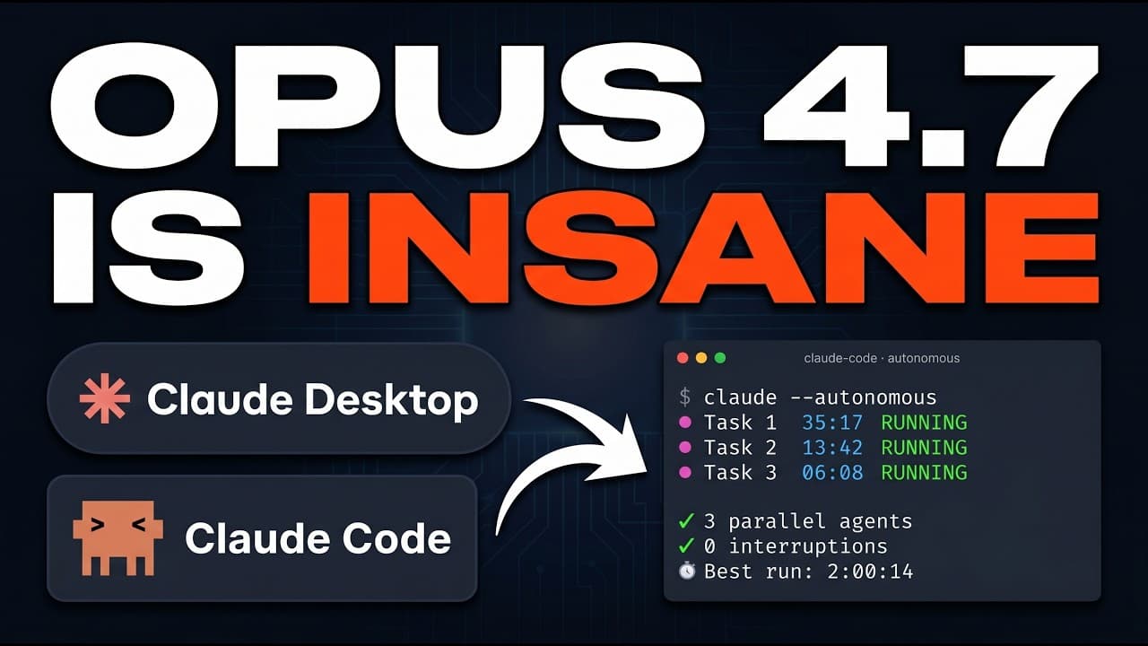 Claude Opus 4.7 Just Unlocked GOD MODE (Ran 2 HOURS Autonomously)