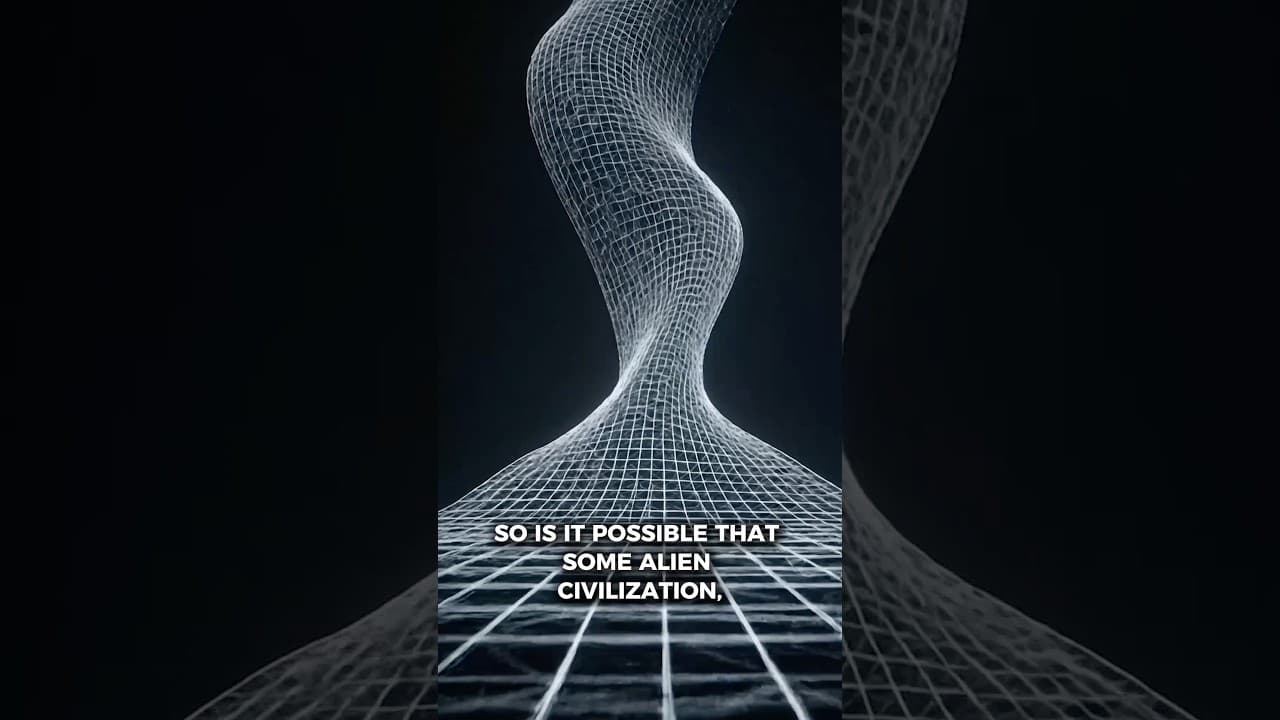 Could an advanced civilization manipulate space-time itself?#aliens #space #briangreene