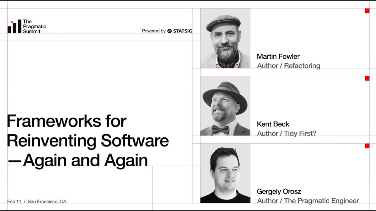 Martin Fowler & Kent Beck: Frameworks for reinventing software, again and again