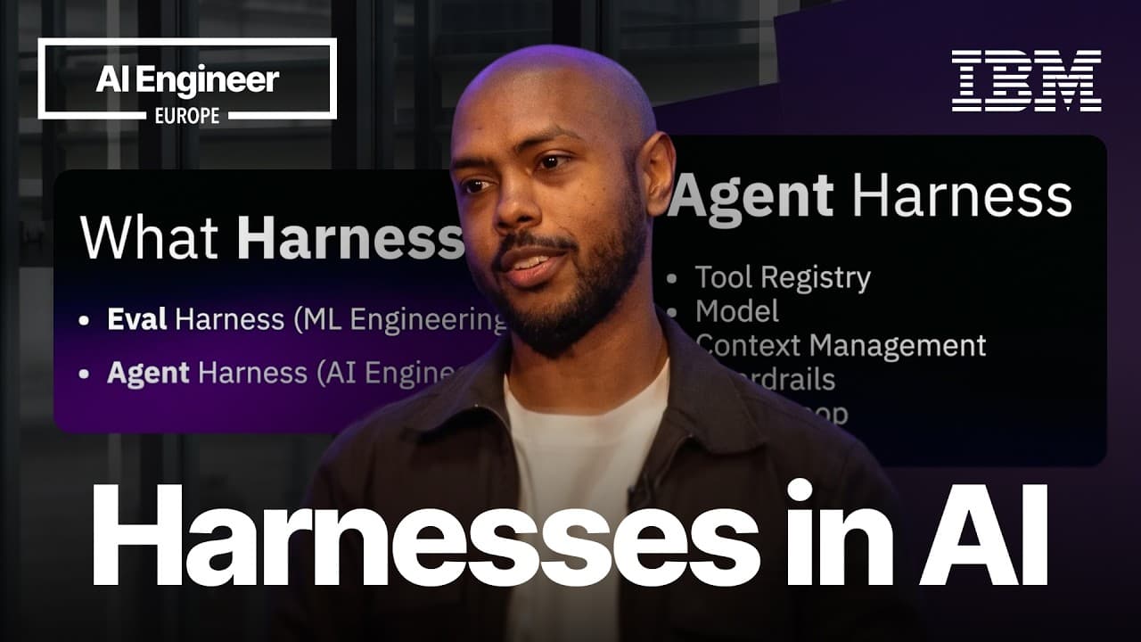 Harnesses in AI: A Deep Dive — Tejas Kumar, IBM