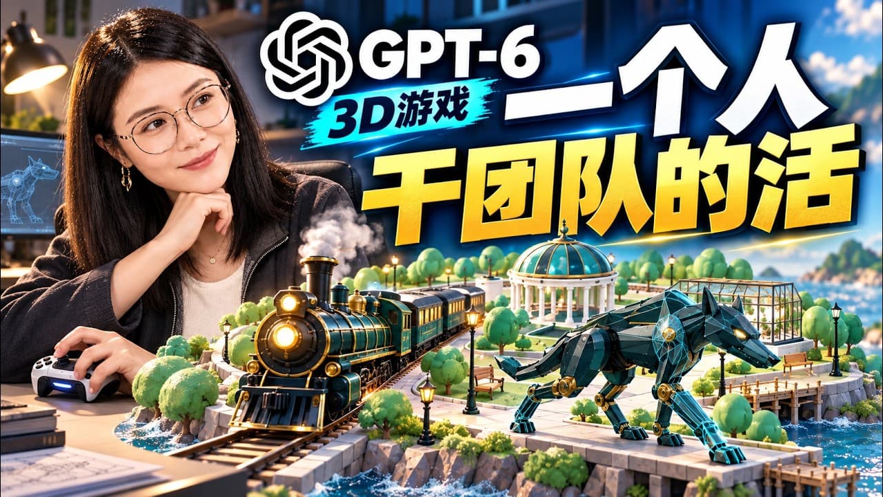 3D小白用GPT-6开发游戏：能玩到什么程度？｜Astra深度实测系列